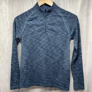 Under Armour Fitted HeatGear 1/4 Zip Pullover in Slate (Size Medium)‎